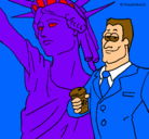 Dibujo Estados Unidos de América pintado por jaime