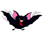 Dibujo Murciélago con la lengua fuera pintado por TATIANA