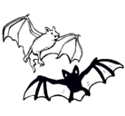 Dibujo Un par de murciélagos pintado por gigi