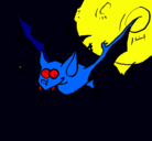 Dibujo Murciélago loco pintado por eduardo