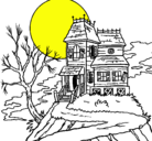 Dibujo Casa encantada pintado por antonio