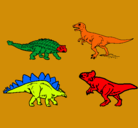 Dibujo Dinosaurios de tierra pintado por juanmiguel