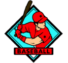 Dibujo Logo de béisbol pintado por jesus