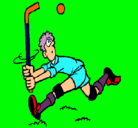 Dibujo Jugador de hockey sobre hierba pintado por maaaaaxiiiiyleeeaaaaa