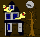 Dibujo Casa fantansma pintado por bbbbb