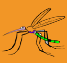 Dibujo Mosquito pintado por demicaela