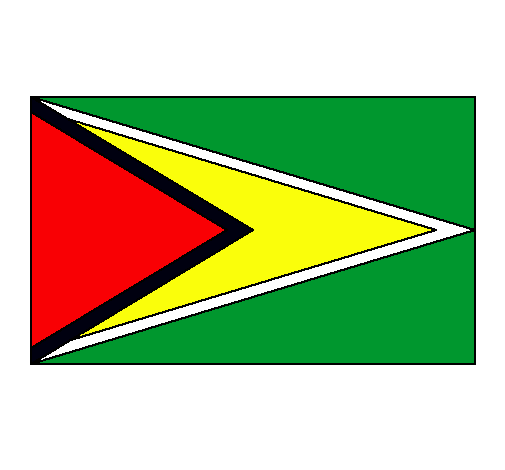 Dibujo Guyana pintado por ARJB