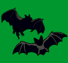 Dibujo Un par de murciélagos pintado por pau vizcaino 