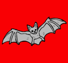 Dibujo Murciélago volando pintado por valentina