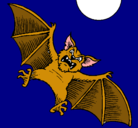 Dibujo Murciélago perro pintado por Hacob