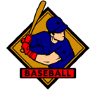 Dibujo Logo de béisbol pintado por erick