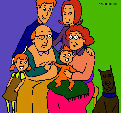Dibujo Familia pintado por thiara