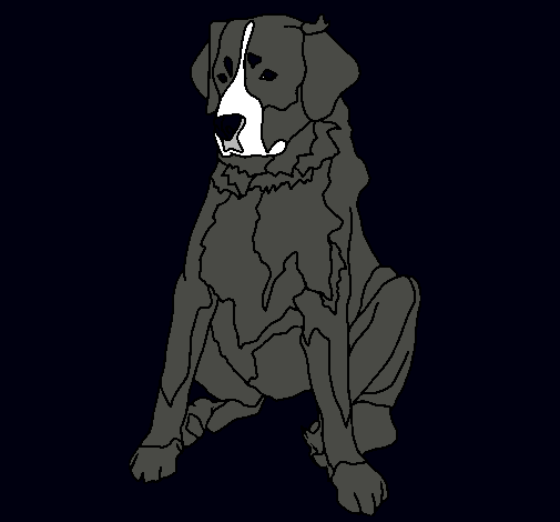 Dibujo Labrador pintado por dylannie