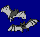 Dibujo Un par de murciélagos pintado por juanmanuel