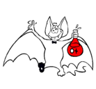 Dibujo Murciélago borrachín pintado por felipepineda