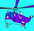 Dibujo Helicóptero al rescate pintado por maokh