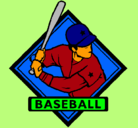Dibujo Logo de béisbol pintado por sandrita