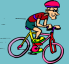 Dibujo Ciclismo pintado por adri y victo