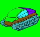 Dibujo Nave tanque pintado por EzequielWidder