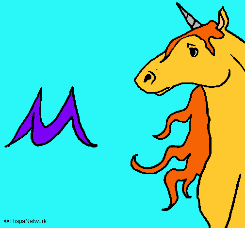 Dibujo Unicornio pintado por rochistar