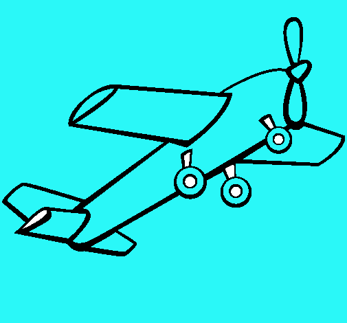 Dibujo Avión de juguete pintado por ygm05