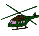 Dibujo Helicóptero  pintado por david