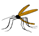 Dibujo Mosquito pintado por diana