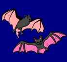 Dibujo Un par de murciélagos pintado por adrian
