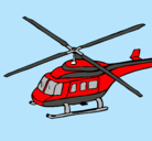 Dibujo Helicóptero  pintado por max
