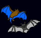Dibujo Un par de murciélagos pintado por moonse