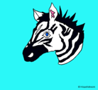 Dibujo Cebra II pintado por zebra