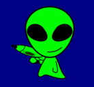 Dibujo Alienígena II pintado por alien