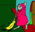 Dibujo La ratita presumida 1 pintado por draculaura