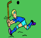 Dibujo Jugador de hockey sobre hierba pintado por aliiiciiiaaa