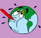 Dibujo Calentamiento global pintado por         ydamar 