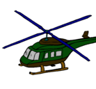 Dibujo Helicóptero  pintado por ale
