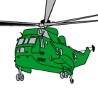 Dibujo Helicóptero al rescate pintado por diegolanga