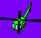 Dibujo Helicóptero V pintado por amalia