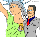 Dibujo Estados Unidos de América pintado por avatar