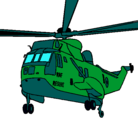 Dibujo Helicóptero al rescate pintado por ruben