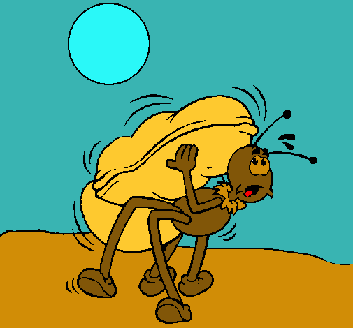 Hormiga y cacahuete