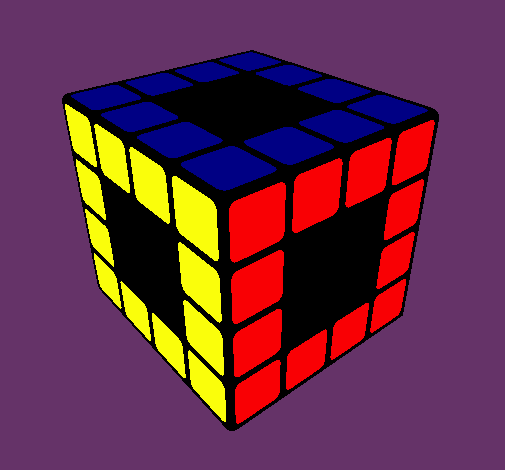 Dibujo Cubo de Rubik pintado por salva54