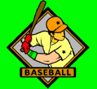 Dibujo Logo de béisbol pintado por sergio alonso