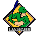 Dibujo Logo de béisbol pintado por elier