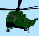 Dibujo Helicóptero al rescate pintado por cesar
