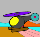 Dibujo Helicóptero pequeño pintado por jose armando