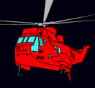 Dibujo Helicóptero al rescate pintado por ale3