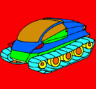 Dibujo Nave tanque pintado por aladin