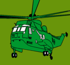 Dibujo Helicóptero al rescate pintado por eduardo