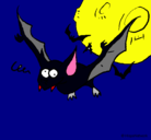 Dibujo Murciélago loco pintado por edrai